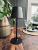 LED Bordlampe genopladelig – Sort