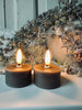 LED Fyrfadslys 2 stk - Taupe voks