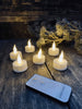 LED Fyrfadslys 6 stk. - Inkl. Fjernbetjening