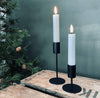 LED Kronelys 2 stk - 15 cm med timerfunktion
