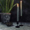 LED Kronelys 22 cm – 2 stk Grøn