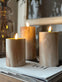 LED marmor bloklys 12,5cm - Beige - VIAMAJA.DK