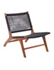 Loungestol sort / teak