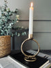 Lysestage - Guld 15cm