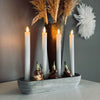 Lysestage i beton - Ink 4 LED Kronelys