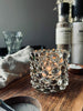 Lysestage i lys grå glas DOTS