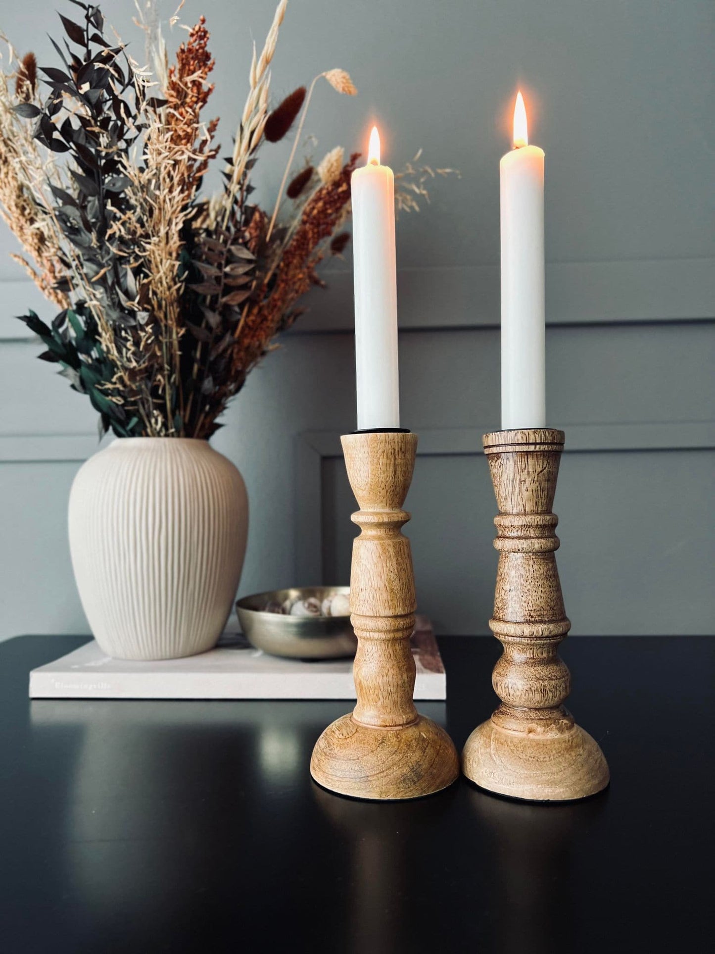 Lysestage i MANGO 18cm - MIX - VIAMAJA.DK