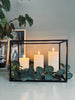 Lysestage til 3 bloklys - Black