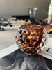 Lysestage til fyrfadslys - Brown amber