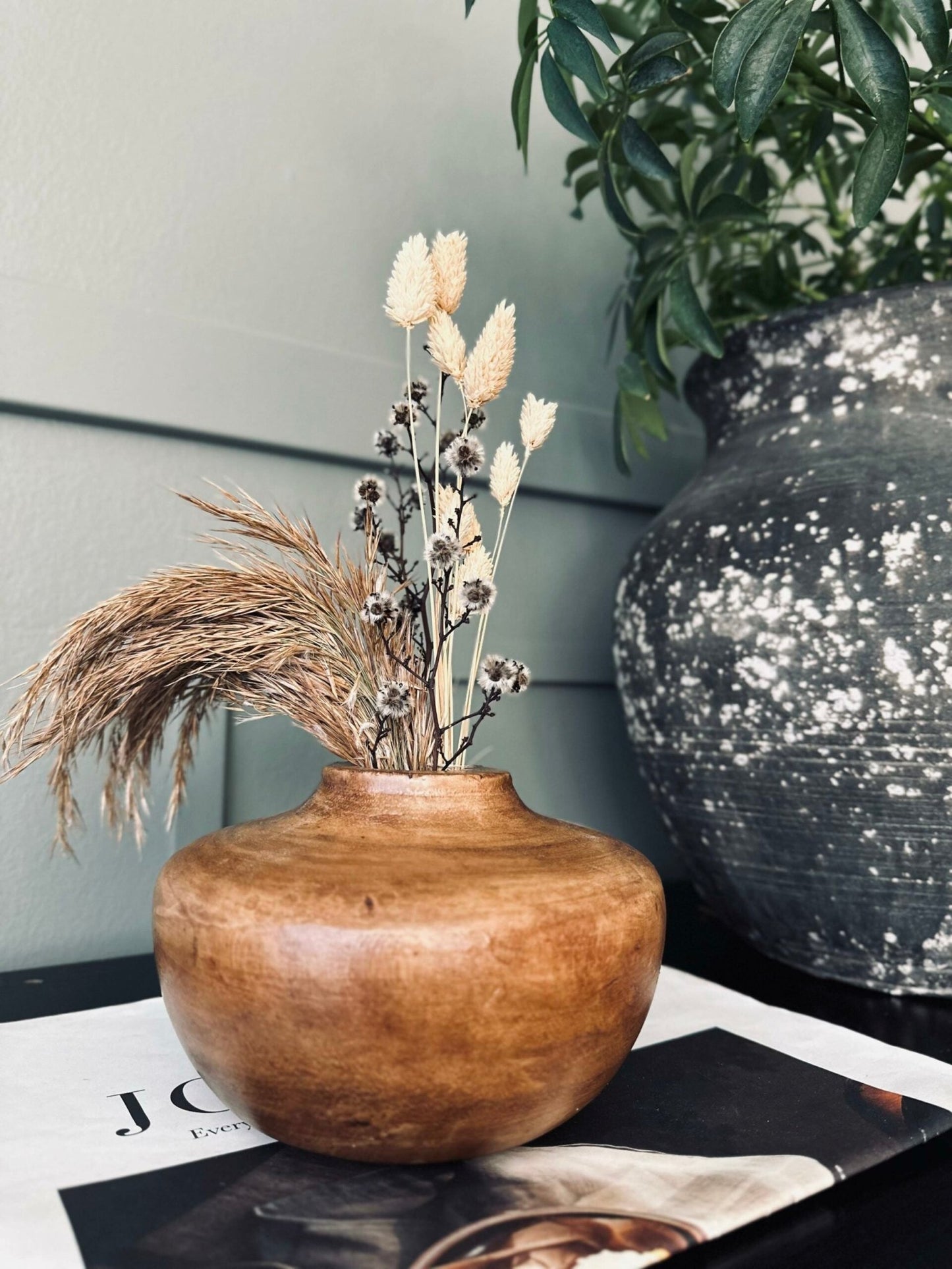 Lysestage / vase wood - VIAMAJA.DK