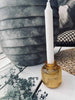 Lysestage - vendbar glas - Amber