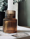 Lysestage vendbar glas - Brown - VIAMAJA.DK