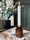 Lysestage vendbar glas - Brown - VIAMAJA.DK