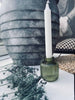 Lysestage – vendbar glas – Grøn