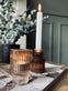 Lysestage vendbar glas - Lys beige - VIAMAJA.DK