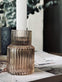 Lysestage vendbar glas - Lys beige - VIAMAJA.DK