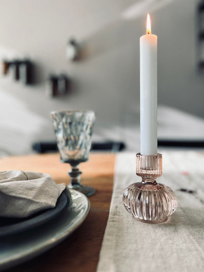 Lysestage - Vendbar glas ROSA - VIAMAJA.DK