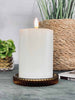 Lysfad i rillet glas - Amber