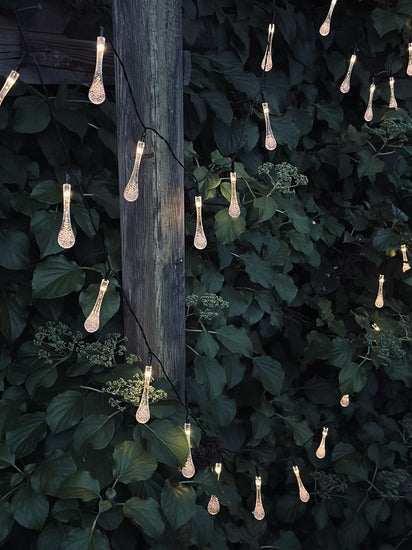 Lyskæde Alma med 50 Pærer – Solceller - VIAMAJA.DK