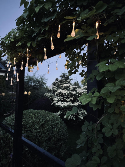 Lyskæde Alma med 50 Pærer – Solceller - VIAMAJA.DK