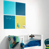 Magnetisk Glastavle Aqua grøn–  45×45