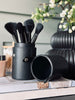 Makeup Børstesæt med 9 Børster Inkl holder