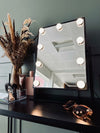 Hollywood Makeup spejl med lys - Black