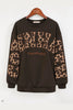 Bluse Sevilla - Brown/Leo