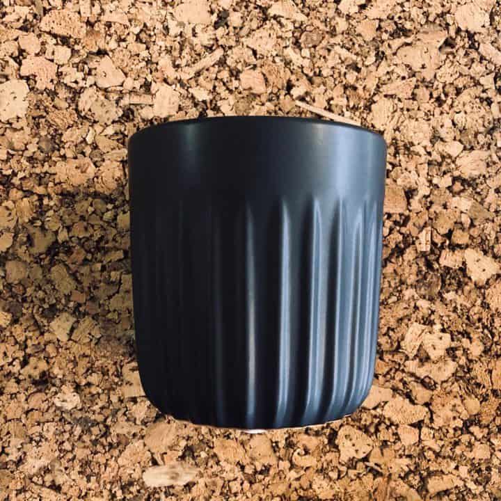 Mellem potte / Vase - Mat sort - VIAMAJA