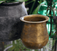 Messing krus til opbevaring - Fin patina - VIAMAJA