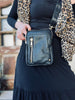 Mobiltaske - ALINA - Black / gold