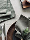 Mundserviet Hør Green melange – 4 stk - VIAMAJA.DK