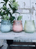 Citronella lys - Mix i farvet glas