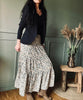 Nederdel Boho Blue / Grey
