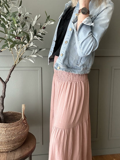 Nederdel – Rosa Blush - VIAMAJA.DK