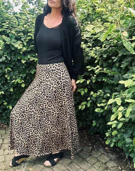 Nederdel Thyra - Leopard - VIAMAJA.DK