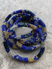Nepal armbånd - Blue diamond
