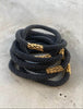 Nepal armbånd – Sort / Messing