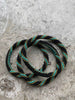 Nepal armbånd - Turkis / Sort