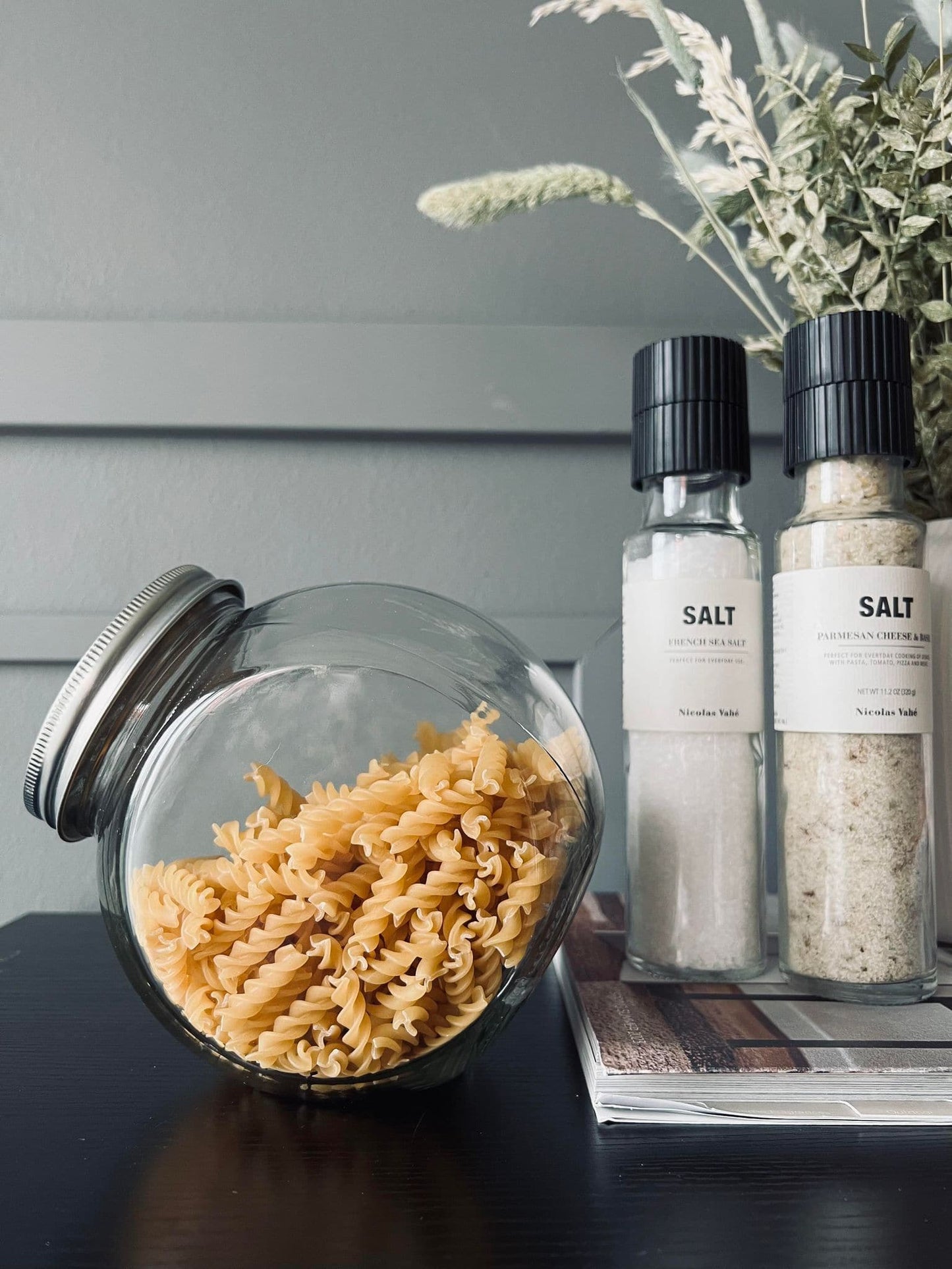 Opbevaringsglas med sølv låg - Godkendt til fødevare - VIAMAJA.DK