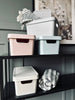 Opbevaringskasse med låg – Light Color Mix