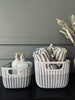 Opbevaringskurv Hally Large – Grey