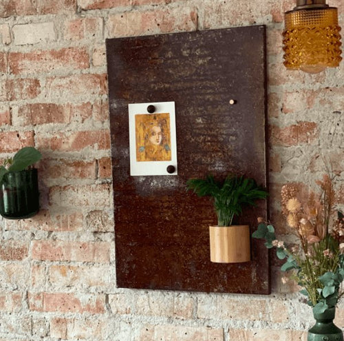 Opslagstavle - Magnetisk RUST 40x60