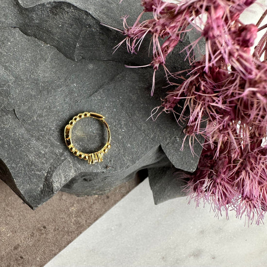 Ørering Single Jolie 18K forgyldt - 1 stk - VIAMAJA.DK