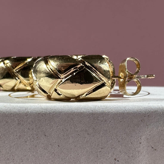 Øreringe Florence forgyldt - VIAMAJA.DK