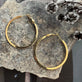 Øreringe Julie Hoops 18K forgyldt - VIAMAJA.DK