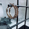 Øreringe Smilla Hoops - Champagne