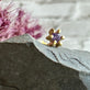 Ørestik Single GIA purple 18K forgyldt - 1 stk - VIAMAJA.DK