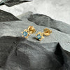 Ørestikker GIA – Blue 18K forgyldt