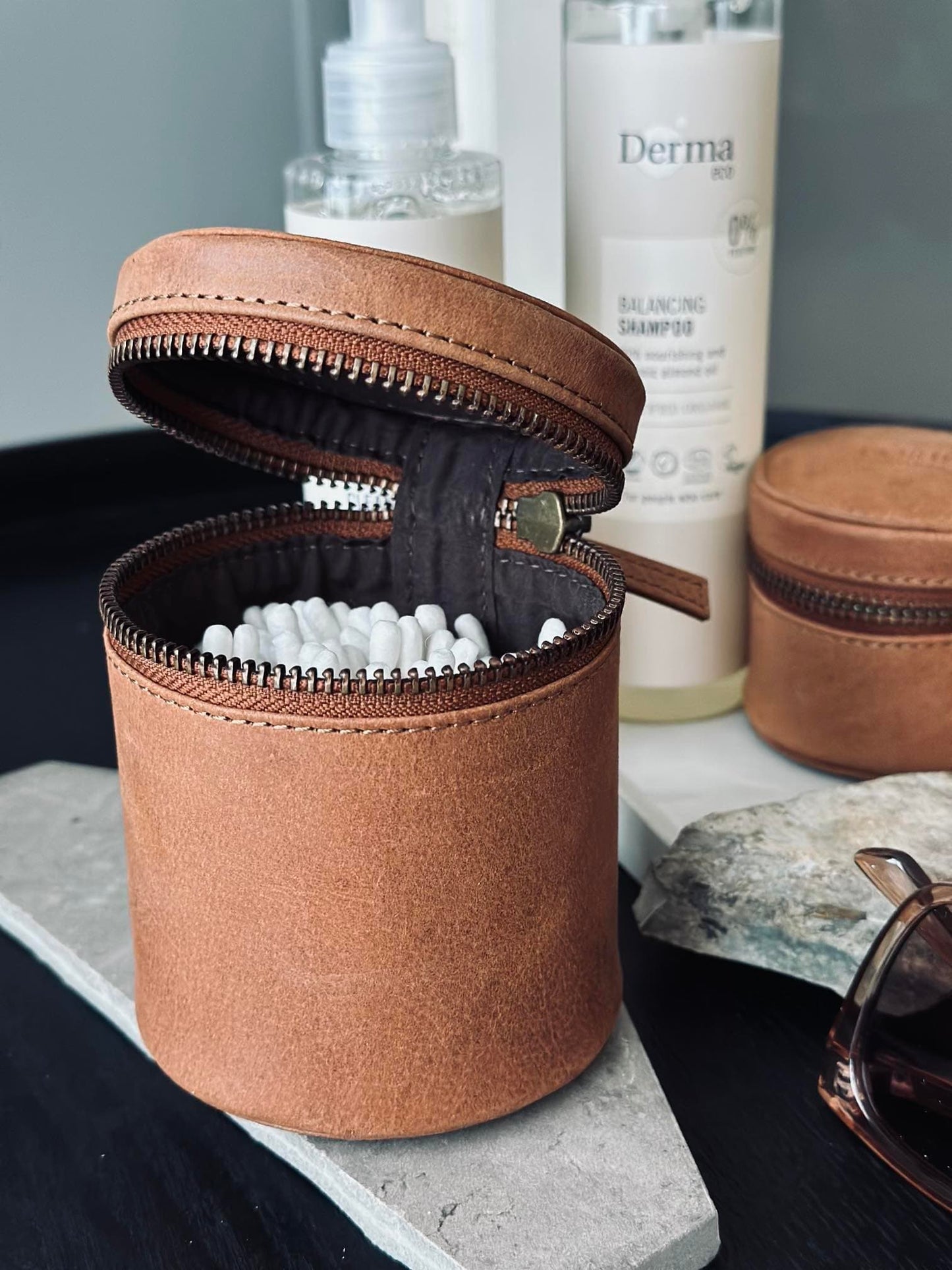Organiser Leather - Big cognac - VIAMAJA.DK